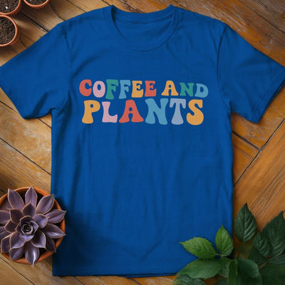 Coffee and Plants T-Shirt Gift For Plant Lover - Unisex Graphic Tee