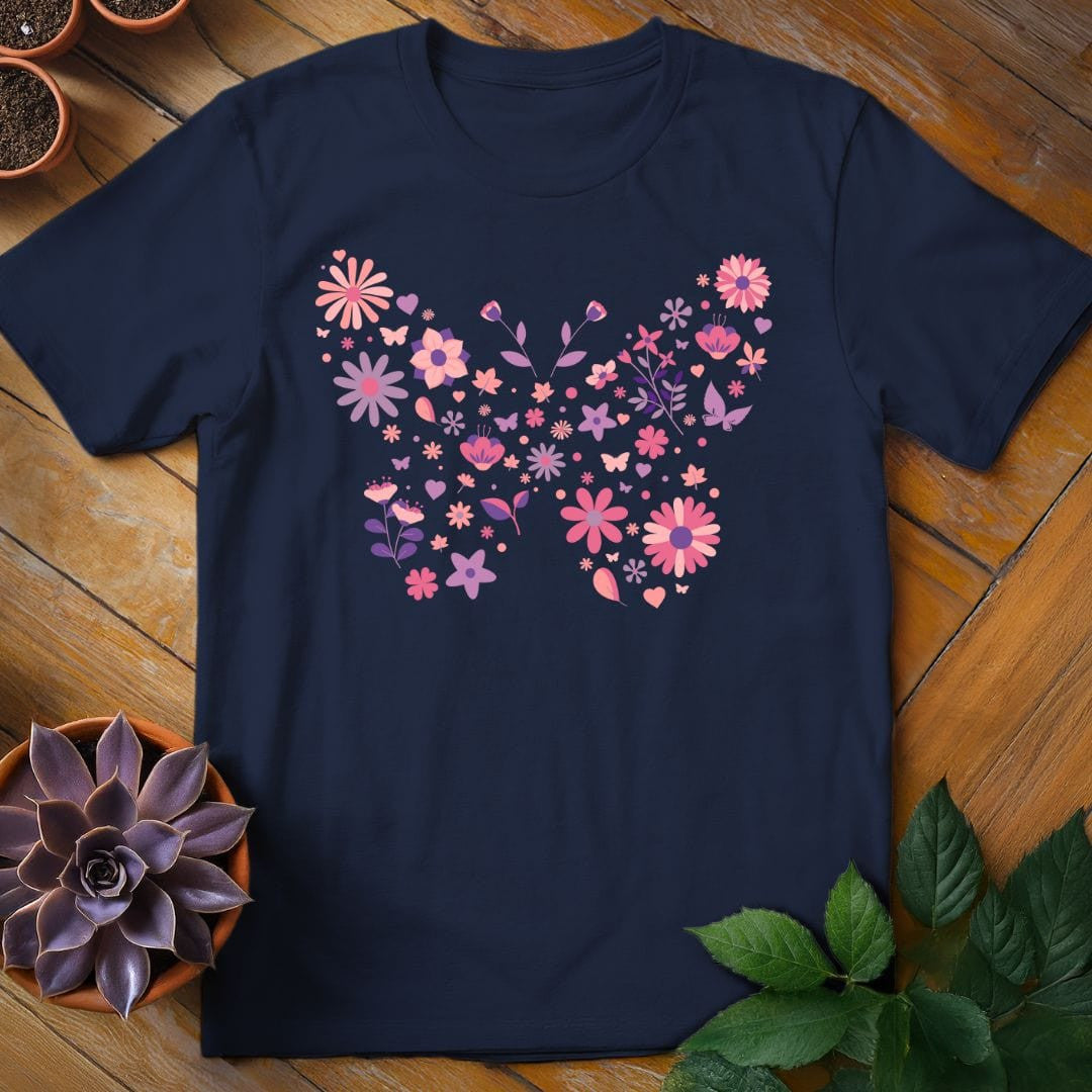 Butterfly T-Shirt Gift For Plant Lover - Unisex Graphic Tee