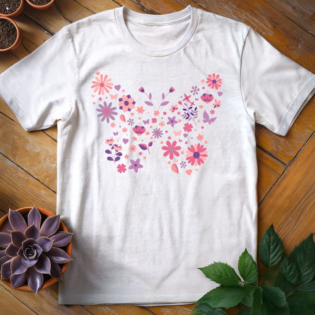 Butterfly T-Shirt Gift For Plant Lover - Unisex Graphic Tee