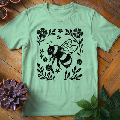Bumblebee T-Shirt Gift For Plant Lover - Unisex Graphic Tee