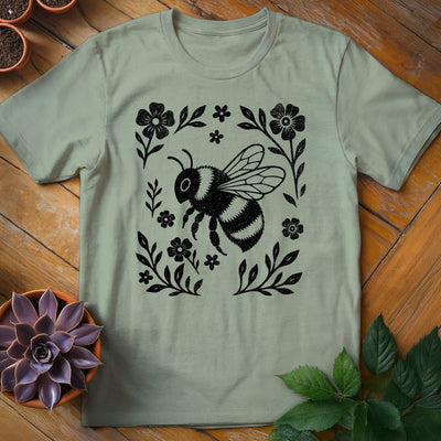 Bumblebee T-Shirt Gift For Plant Lover - Unisex Graphic Tee
