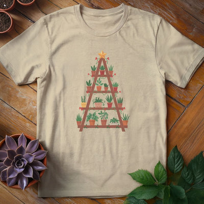 Houseplant Christmas Tree T-Shirt Gift For Plant Lover - Unisex Graphic Tee