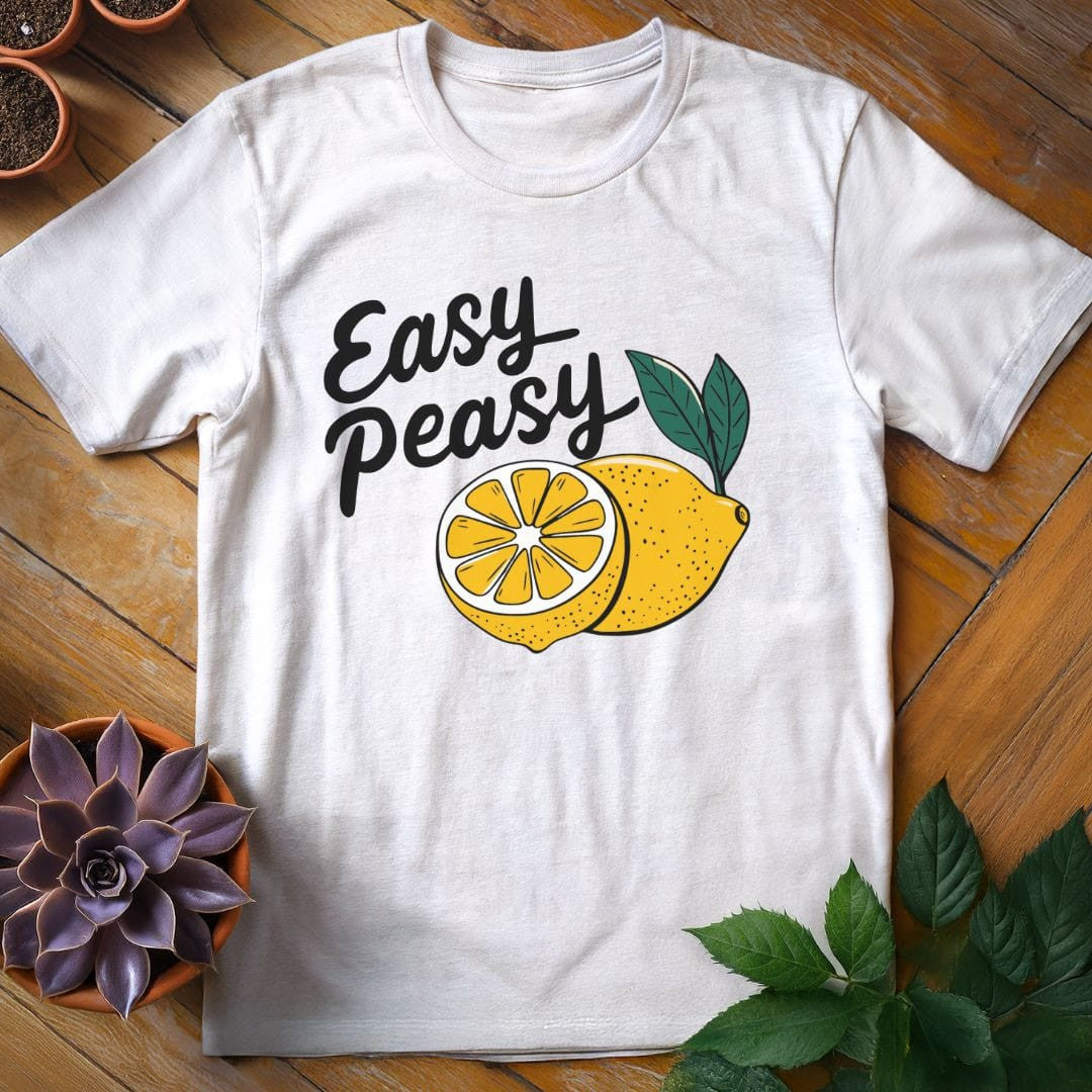 Easy Peasy Lemon Squeezy T-Shirt Gift For Plant Lover - Unisex Graphic Tee