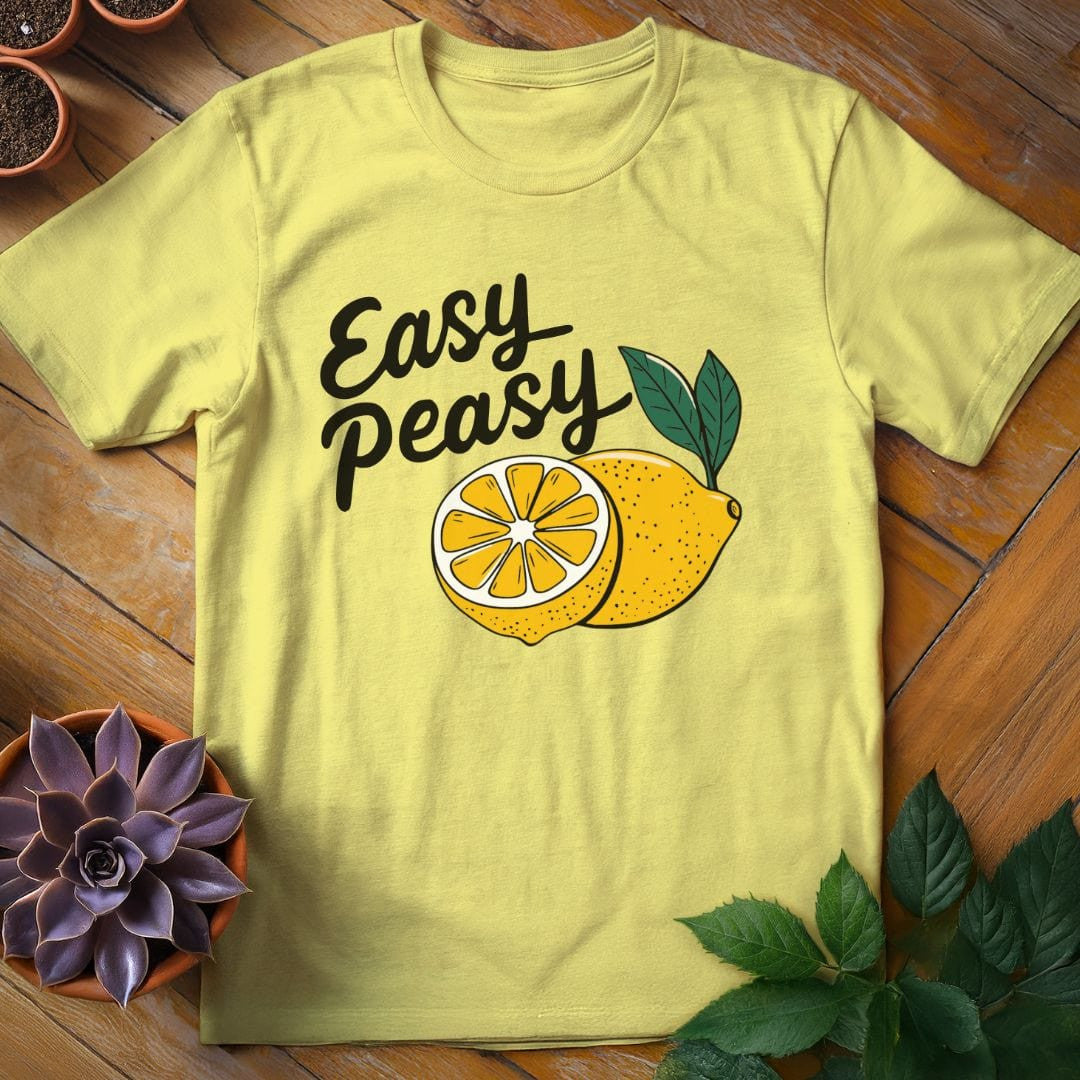 Easy Peasy Lemon Squeezy T-Shirt Gift For Plant Lover - Unisex Graphic Tee