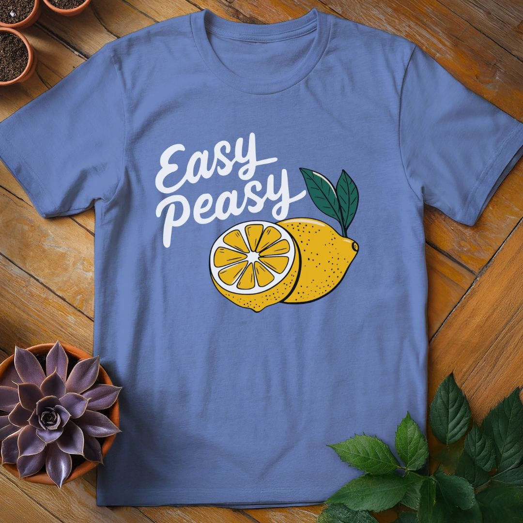 Easy Peasy Lemon Squeezy T-Shirt Gift For Plant Lover - Unisex Graphic Tee