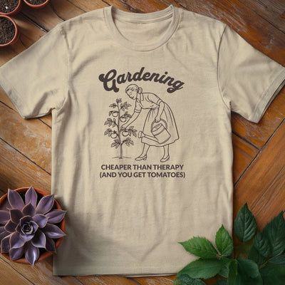 Cheaper Than Therapy T-Shirt Gift For Plant Lover