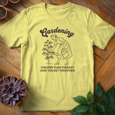 Cheaper Than Therapy T-Shirt Gift For Plant Lover