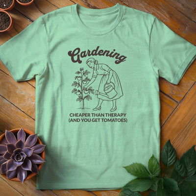 Cheaper Than Therapy T-Shirt Gift For Plant Lover