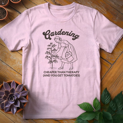 Cheaper Than Therapy T-Shirt Gift For Plant Lover