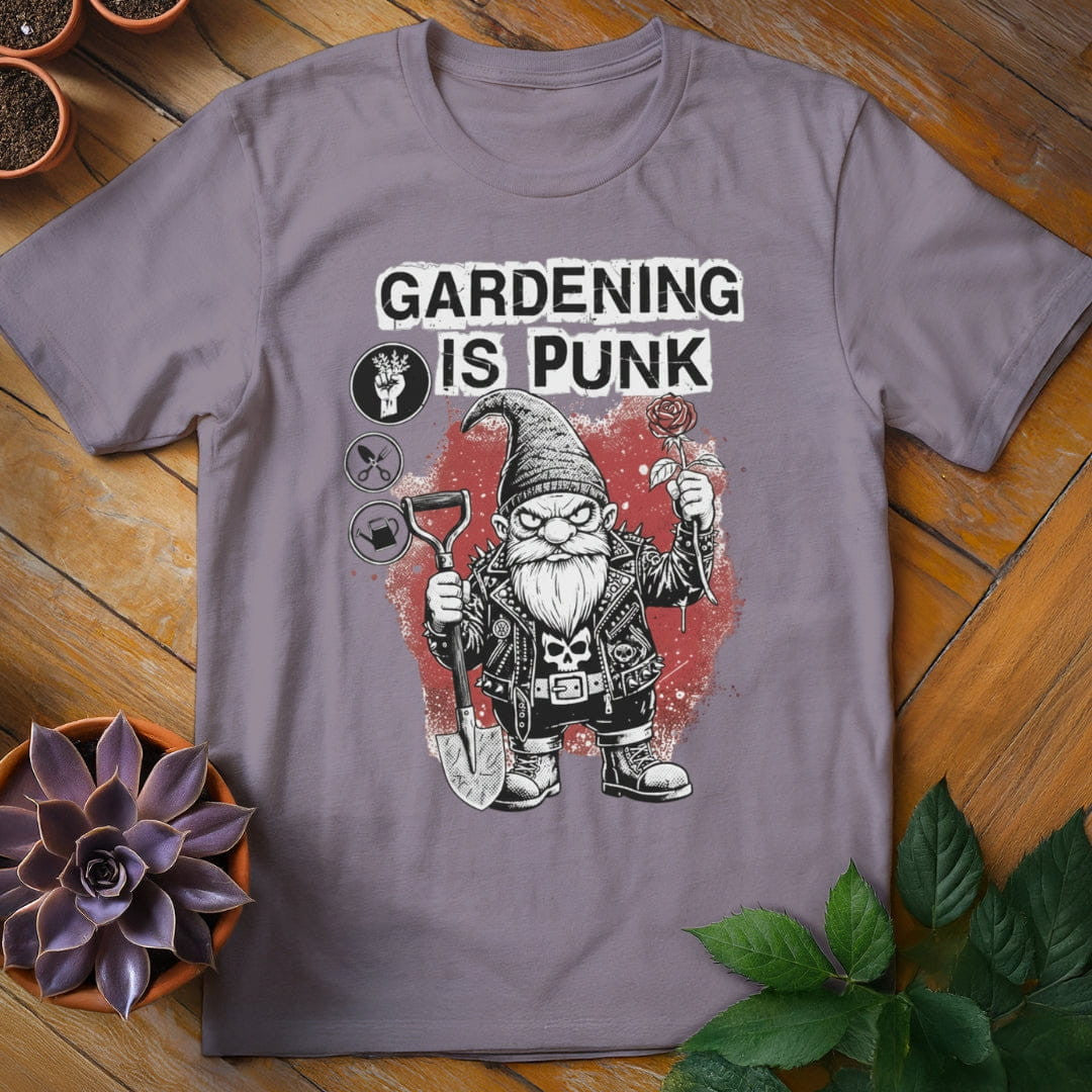 Gardening is Punk T-Shirt Gift For Plant Lover - Unisex Graphic Tee