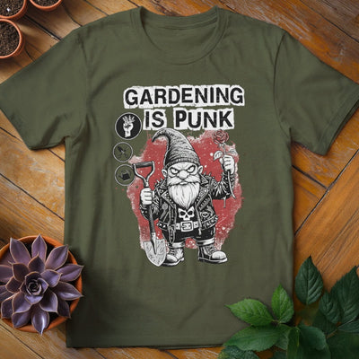 Gardening is Punk T-Shirt Gift For Plant Lover - Unisex Graphic Tee