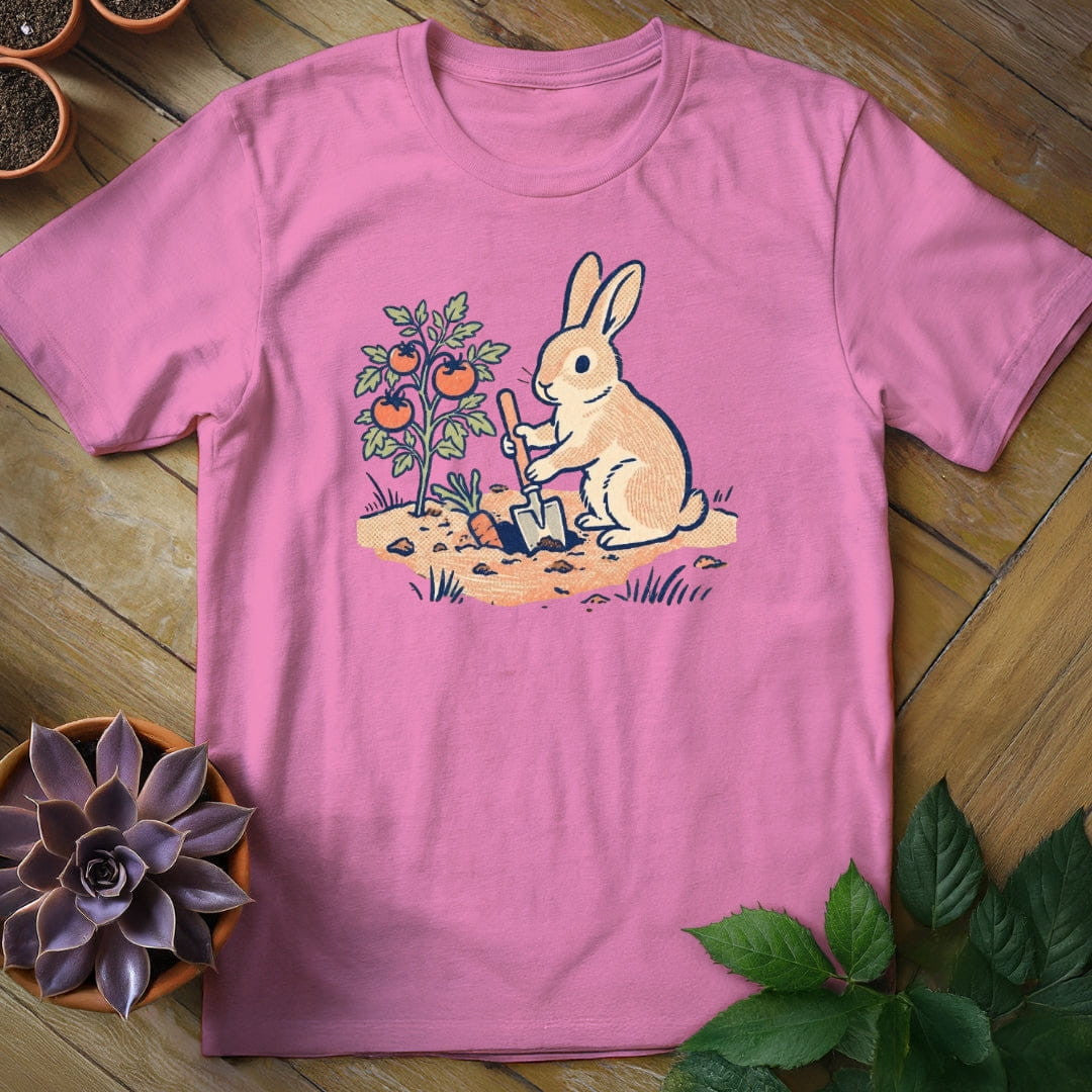 Bunny Gardener T-Shirt Gift For Plant Lover