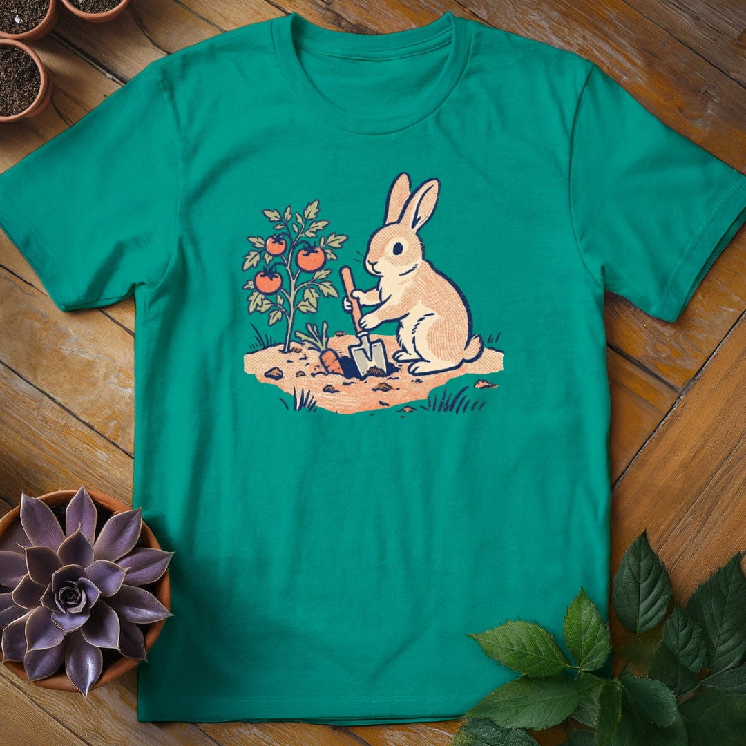 Bunny Gardener T-Shirt Gift For Plant Lover