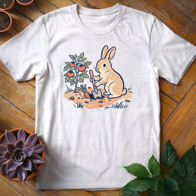 Bunny Gardener T-Shirt Gift For Plant Lover