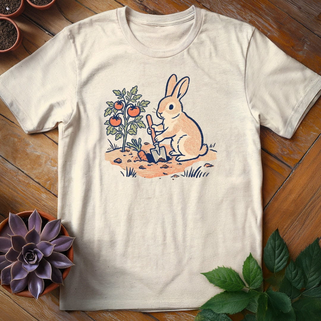 Bunny Gardener T-Shirt Gift For Plant Lover