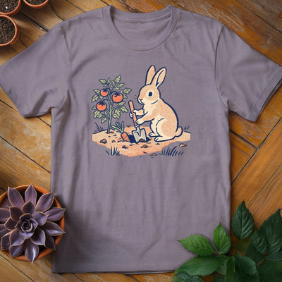 Bunny Gardener T-Shirt Gift For Plant Lover