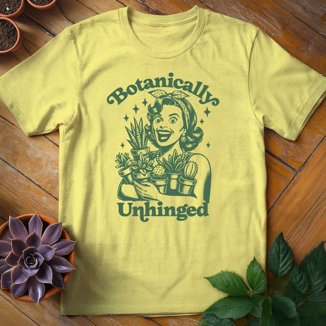 Botanically Unhinged Lady T-Shirt Gift For Plant Lover
