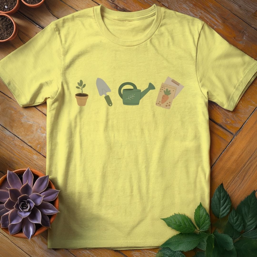 Gardening Ingredients T-Shirt Gift For Plant Lover - Unisex Graphic Tee