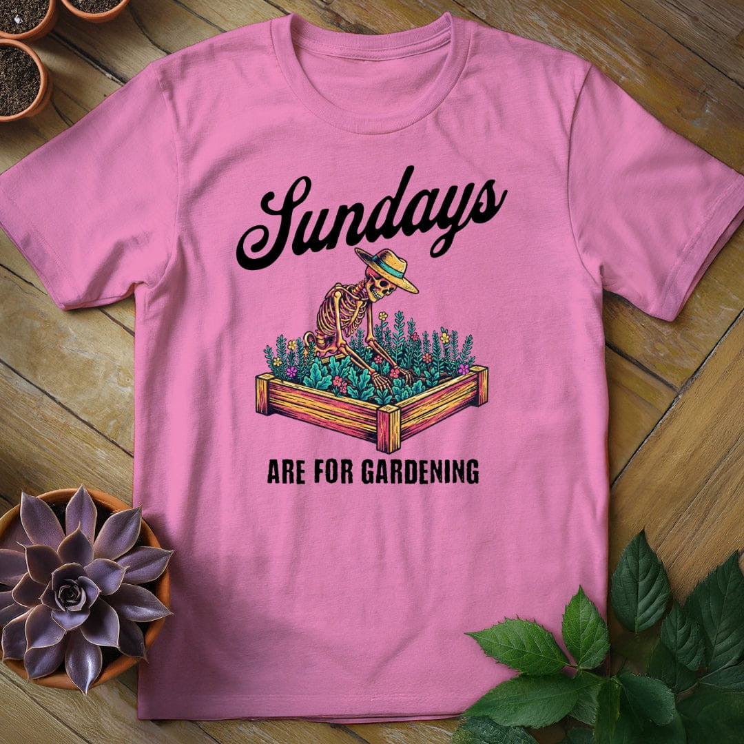 Sundays Are For Gardening T-Shirt Gift For Plant Lover