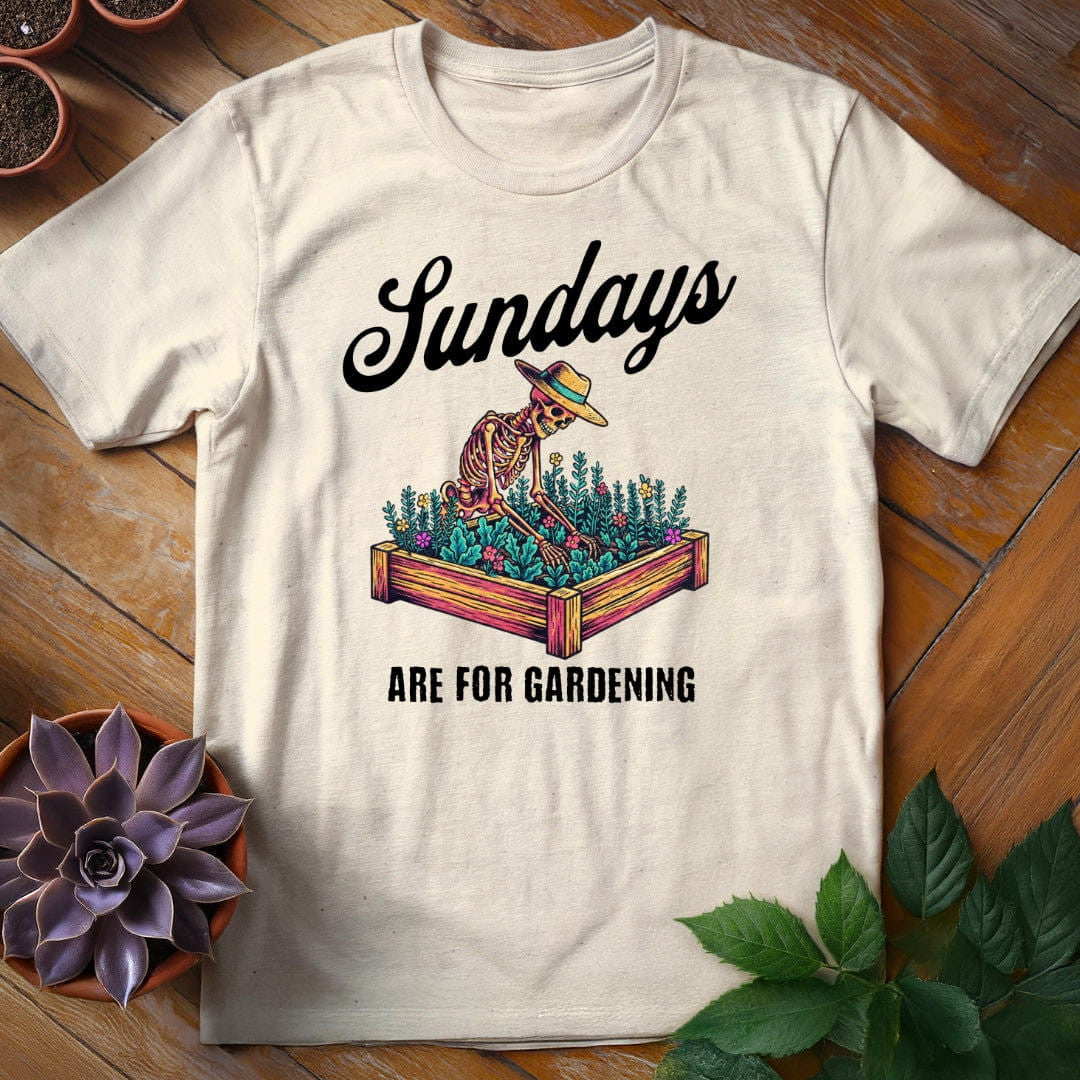 Sundays Are For Gardening T-Shirt Gift For Plant Lover