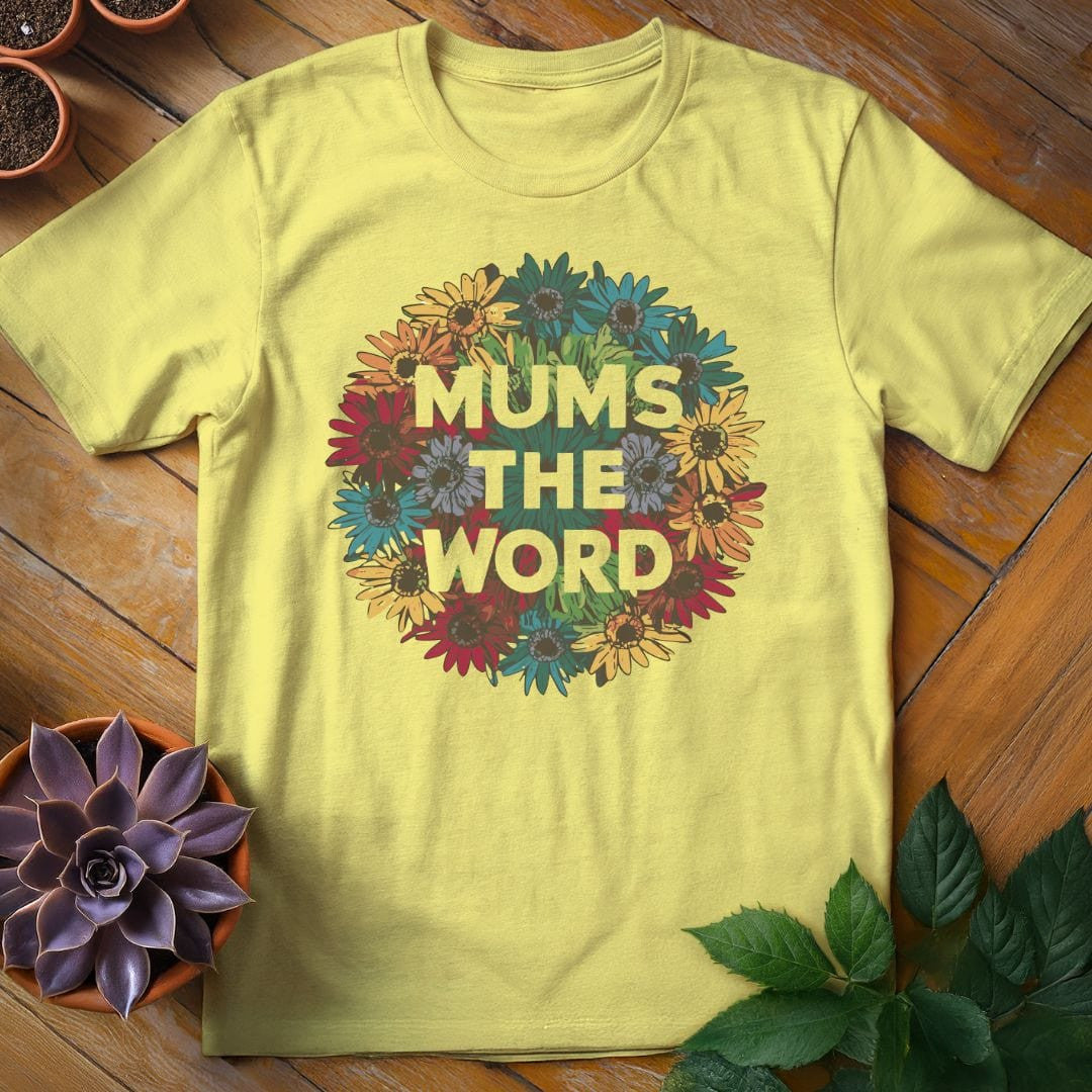Chrysanthemums the Word T-Shirt Gift For Plant Lover - Unisex Graphic Tee
