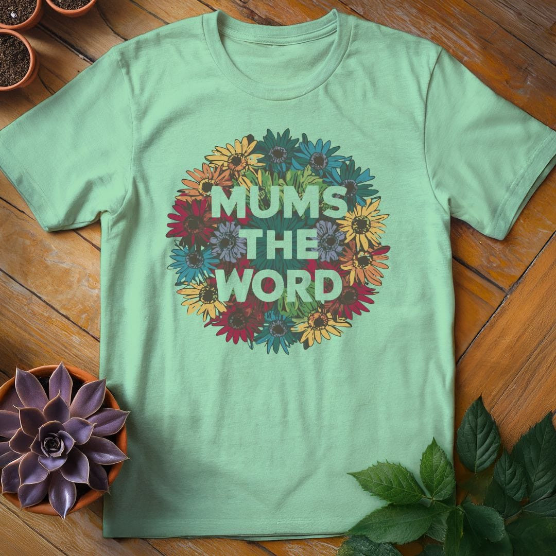 Chrysanthemums the Word T-Shirt Gift For Plant Lover - Unisex Graphic Tee