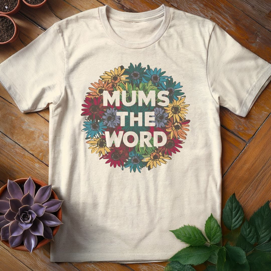 Chrysanthemums the Word T-Shirt Gift For Plant Lover - Unisex Graphic Tee