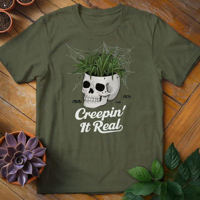 Creepin' It Real T-Shirt Gift For Plant Lover - Unisex Graphic Tee