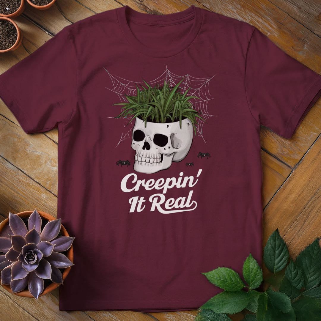 Creepin' It Real T-Shirt Gift For Plant Lover - Unisex Graphic Tee