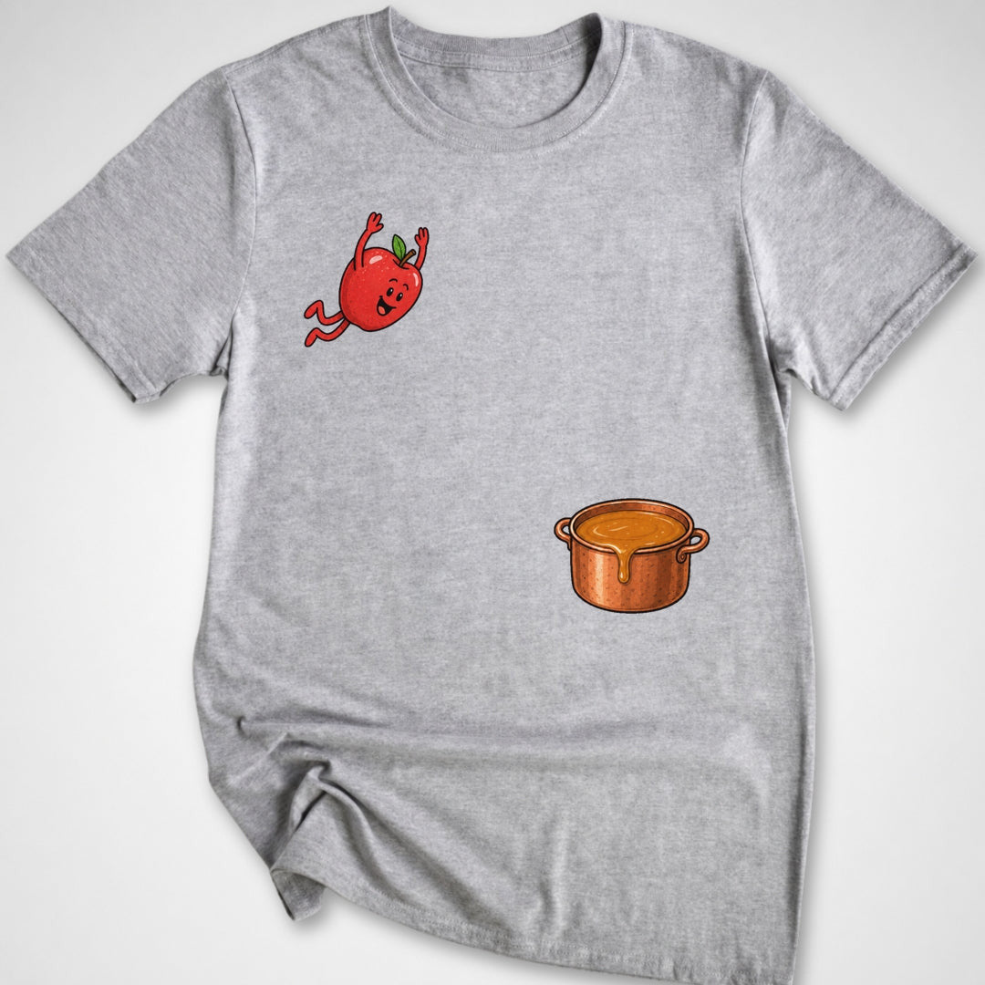 Caramel Apple Dive T-Shirt - Funny BBQ Graphic Tee - Gift for BBQ Lovers - Unisex