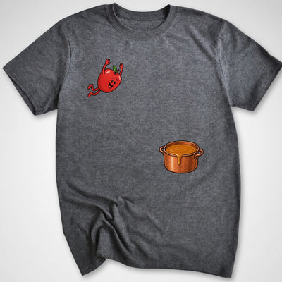 Caramel Apple Dive T-Shirt - Funny BBQ Graphic Tee - Gift for BBQ Lovers - Unisex