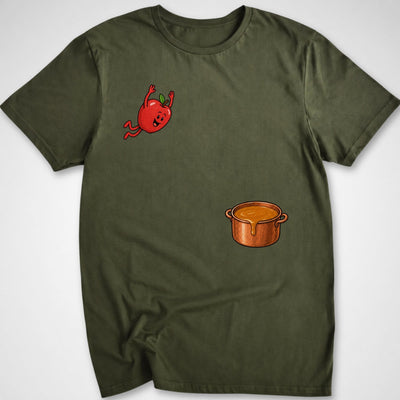 Caramel Apple Dive T-Shirt - Funny BBQ Graphic Tee - Gift for BBQ Lovers - Unisex