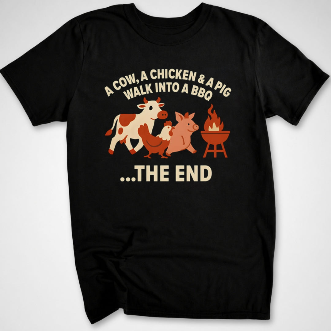 ...The End T-Shirt - Funny BBQ Graphic Tee - Gift for BBQ Lovers - Unisex
