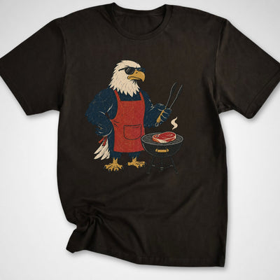 Eagle Steaks T-Shirt - Funny BBQ Graphic Tee - Gift for BBQ Lovers - Unisex