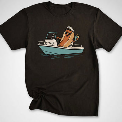 Captain Hotdog T-Shirt - Funny BBQ Graphic Tee - Gift for BBQ Lovers - Unisex