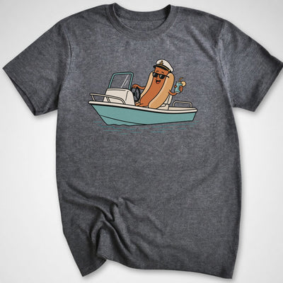 Captain Hotdog T-Shirt - Funny BBQ Graphic Tee - Gift for BBQ Lovers - Unisex