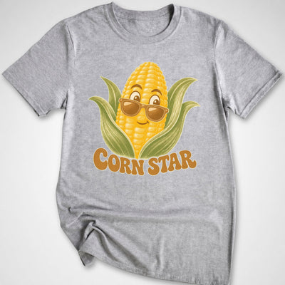 Corn Star T-Shirt - Funny BBQ Graphic Tee - Gift for BBQ Lovers - Unisex