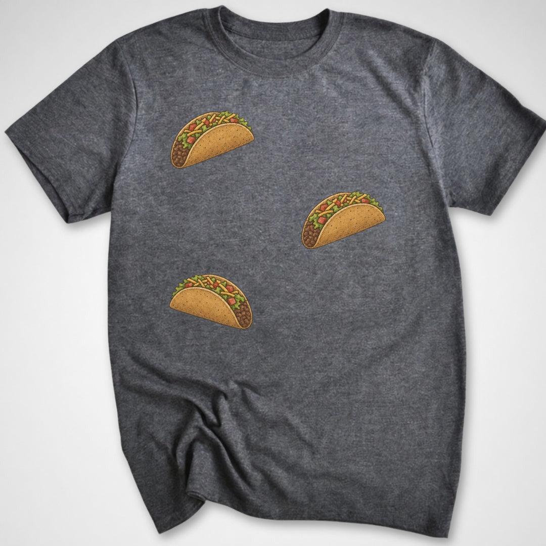 3 Tacos T-Shirt - Funny BBQ Graphic Tee - Gift for BBQ Lovers - Unisex