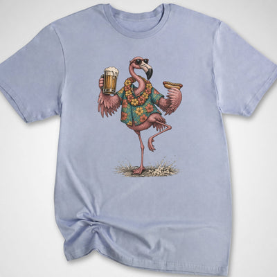 Flamingo Pose T-Shirt - Funny BBQ Graphic Tee - Gift for BBQ Lovers - Unisex