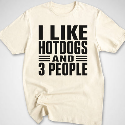 I Like Hotdogs and T-Shirt - Funny BBQ Graphic Tee - Gift for BBQ Lovers - Unisex