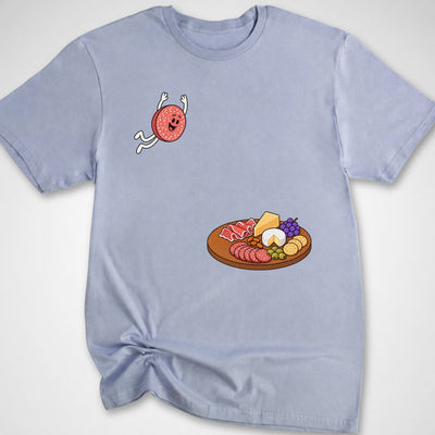 Charcuterie Dive T-Shirt - Funny BBQ Graphic Tee - Gift for BBQ Lovers - Unisex
