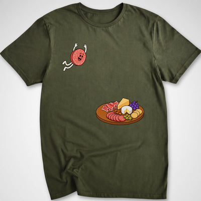 Charcuterie Dive T-Shirt - Funny BBQ Graphic Tee - Gift for BBQ Lovers - Unisex