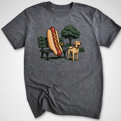 Dog Walking Dog T-Shirt - Funny BBQ Graphic Tee - Gift for BBQ Lovers - Unisex
