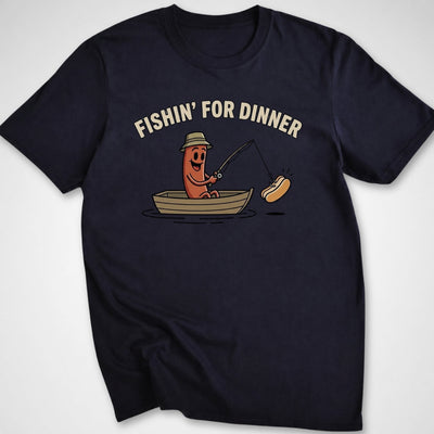 Fishin' Dog T-Shirt - Funny BBQ Graphic Tee - Gift for BBQ Lovers - Unisex