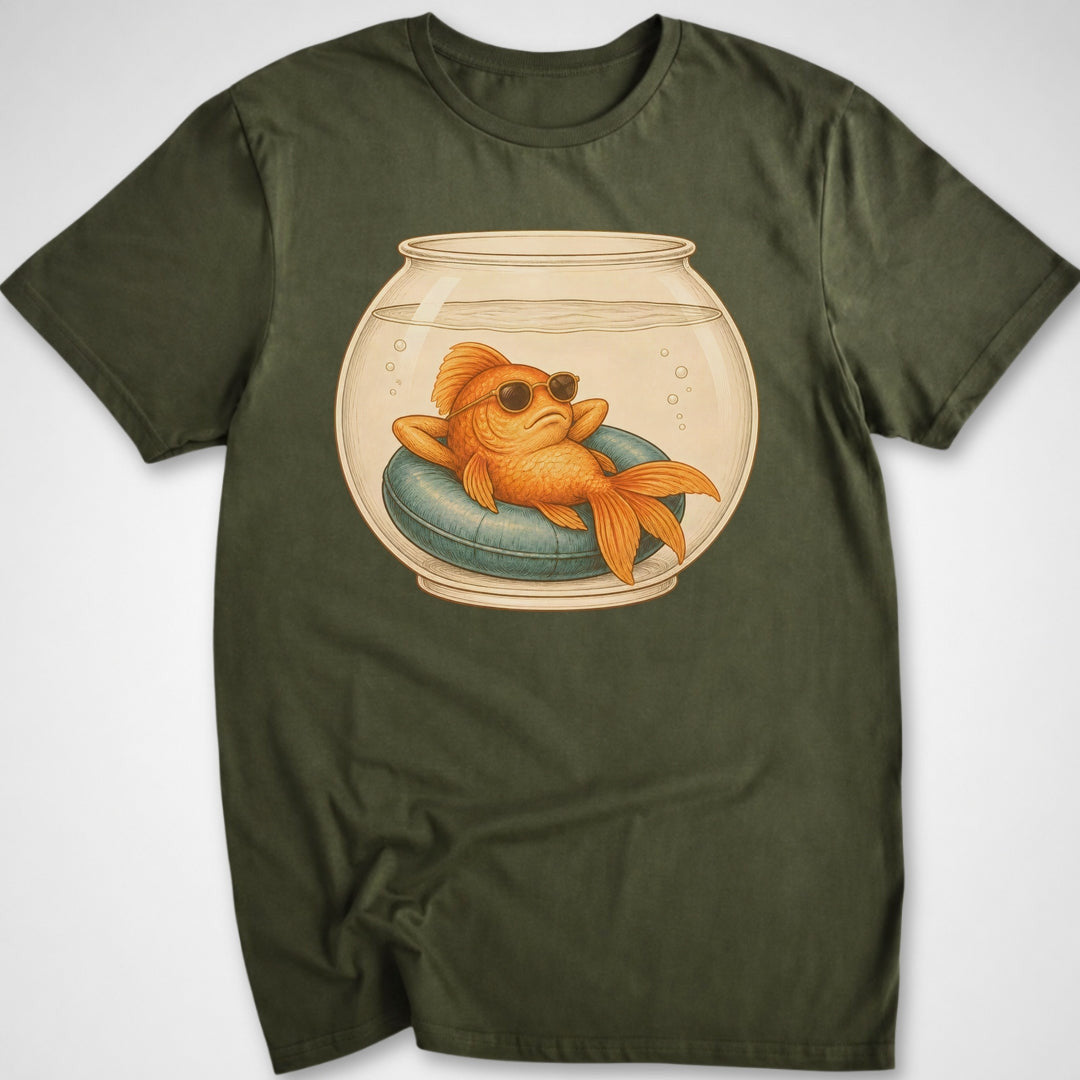 Fishbowl Kinda Fine T-Shirt - Funny BBQ Graphic Tee - Gift for BBQ Lovers - Unisex