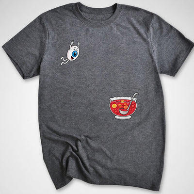 Eyeball Dive T-Shirt - Funny BBQ Graphic Tee - Gift for BBQ Lovers - Unisex