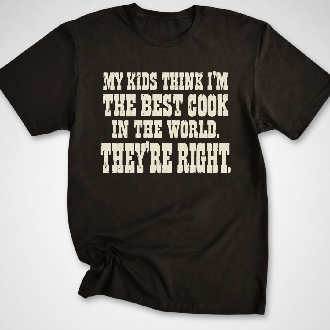 Kids Are Right T-Shirt - Funny BBQ Graphic Tee - Gift for BBQ Lovers