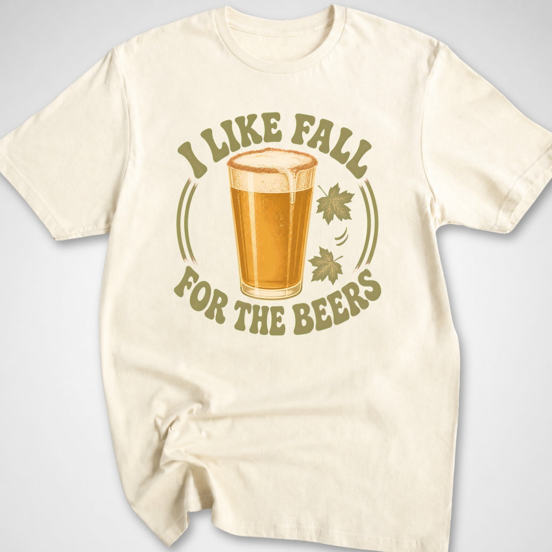 Fall For The Beers T-Shirt - Funny BBQ Graphic Tee - Gift for BBQ Lovers - Unisex