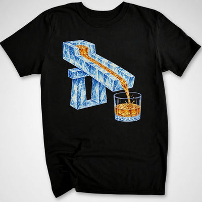 Bourbon Luge T-Shirt - Funny BBQ Graphic Tee - Gift for BBQ Lovers - Unisex