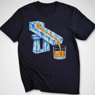 Bourbon Luge T-Shirt - Funny BBQ Graphic Tee - Gift for BBQ Lovers - Unisex